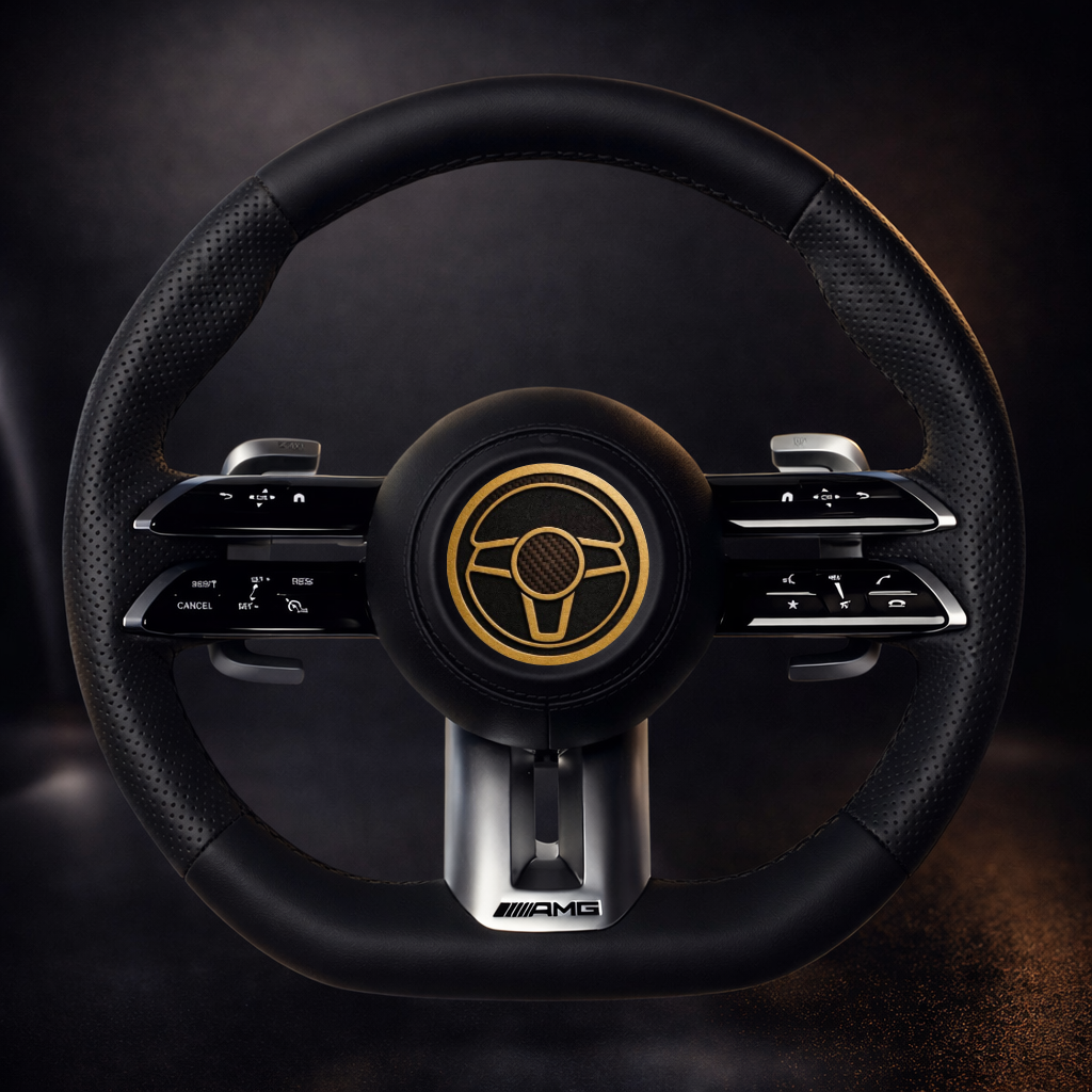 H&S Performances Leder Lenkrad für Mercedes-Benz AMG