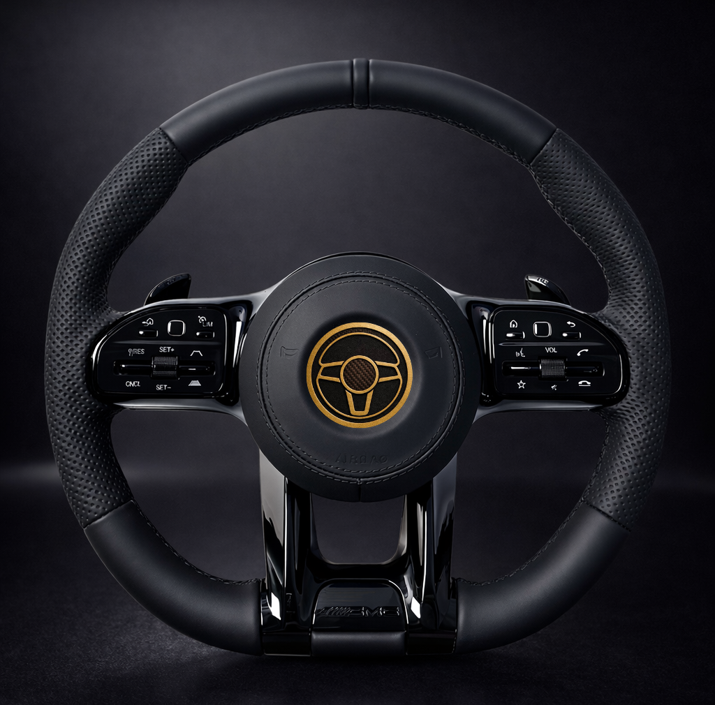 H&S Performances Leder Lenkrad für Mercedes-Benz AMG