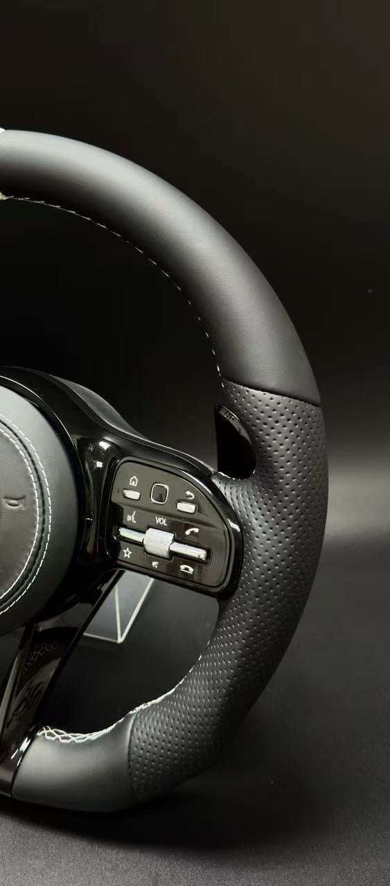 H&S Performances Leder Lenkrad für Mercedes-Benz AMG