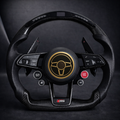 H&S Performances Lenkrad – für Audi– Carbon Edition mit LED-Anzeige & R8-Tasten