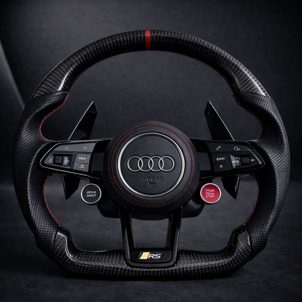 H&S Performances Lenkrad – für Audi – Carbon Edition mit R8-Tasten