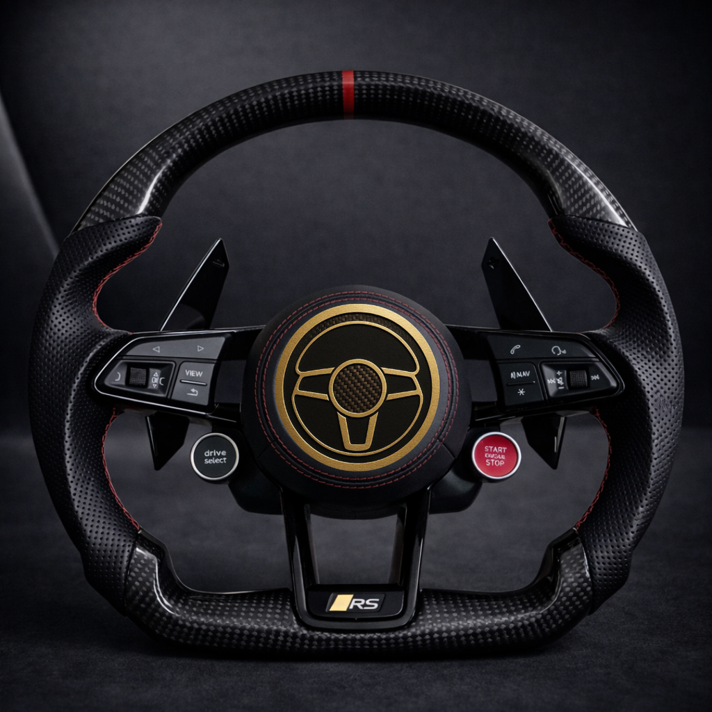 H&S Performances Lenkrad – für Audi – Carbon Edition mit R8-Tasten