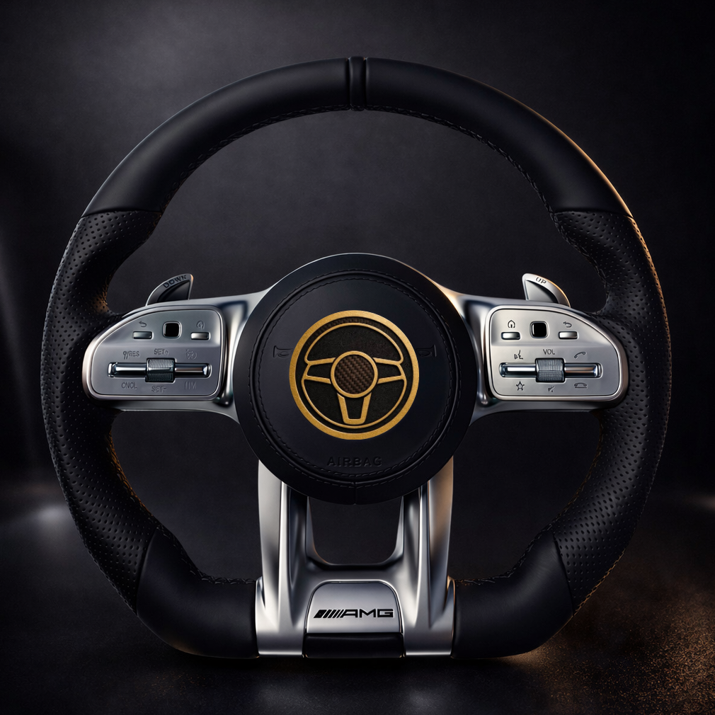 H&S Performances Leder Lenkrad für Mercedes-Benz AMG