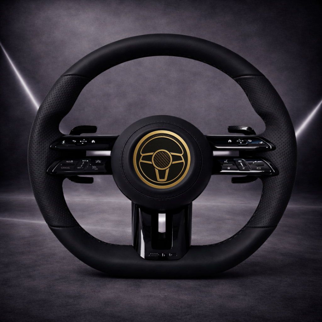 H&S Performances Leder Lenkrad für Mercedes-Benz AMG