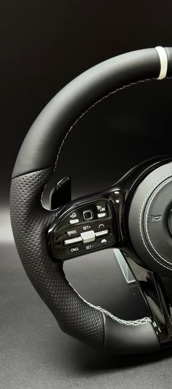 H&S Performances Leder Lenkrad für Mercedes-Benz AMG