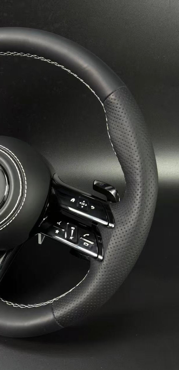 H&S Performances Leder Lenkrad für Mercedes-Benz AMG