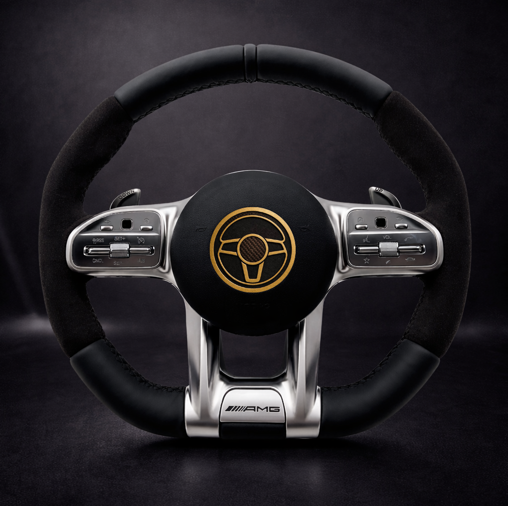 H&S Performances Leder/Alcantara Lenkrad für Mercedes-Benz AMG
