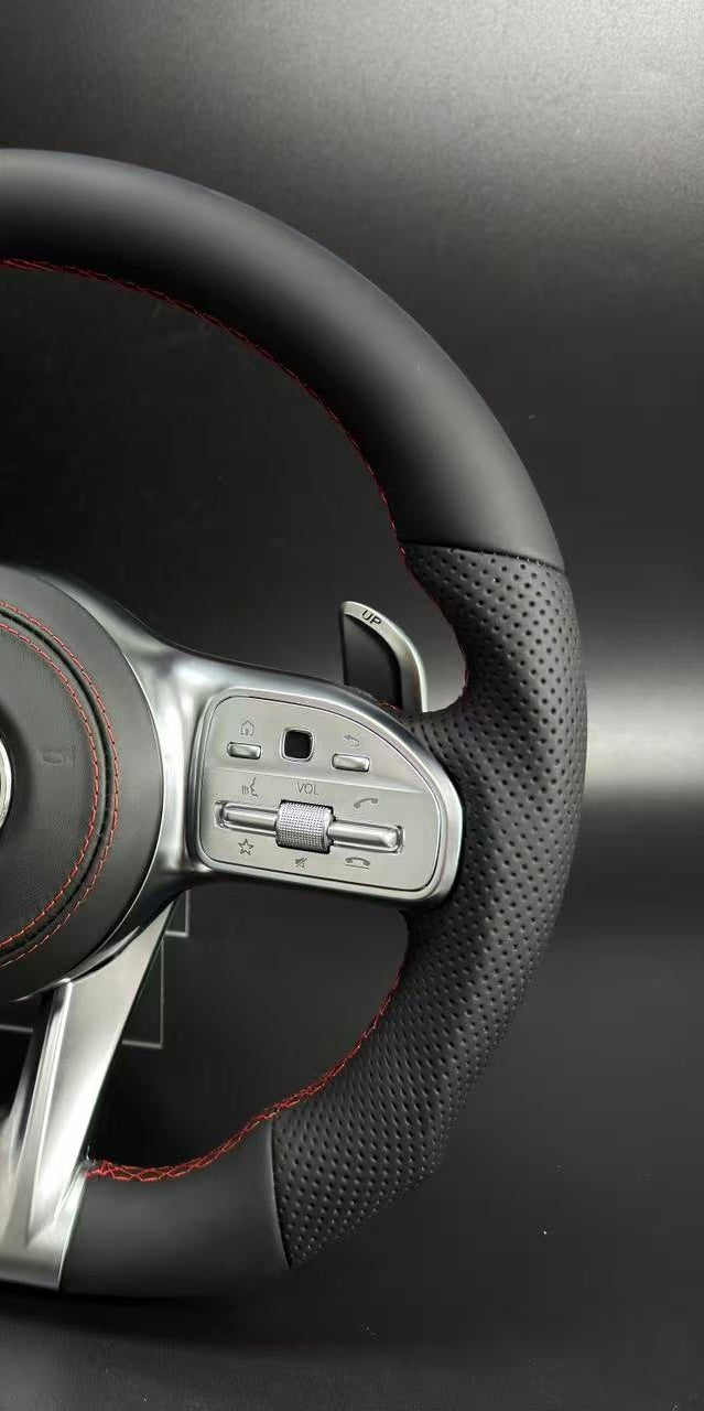 H&S Performances Leder Lenkrad für Mercedes-Benz AMG