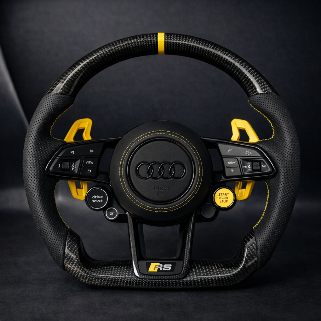 H&S Performances Lenkrad – für Audi – Carbon Edition mit R8-Tasten