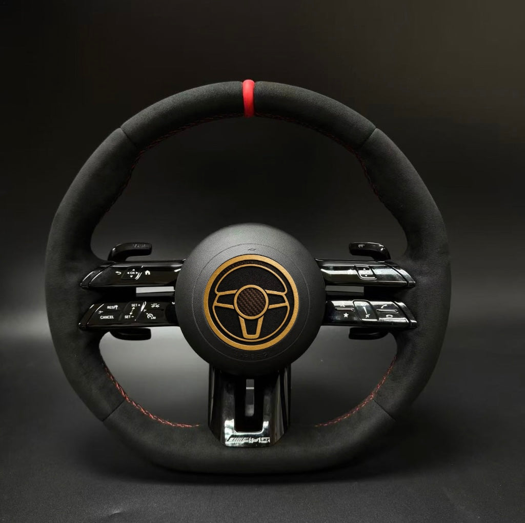 H&S Performances Alcantara Lenkrad für Mercedes-Benz AMG