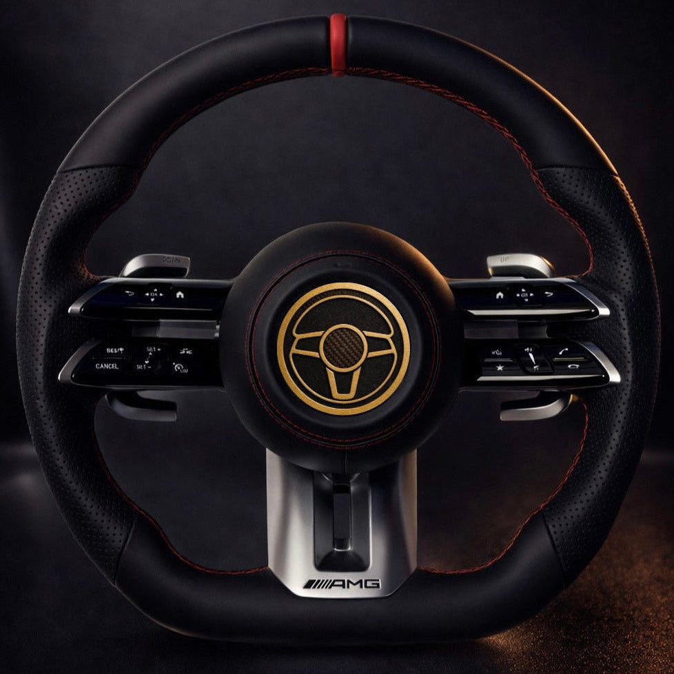 H&S Performances Leder Lenkrad für Mercedes-Benz AMG
