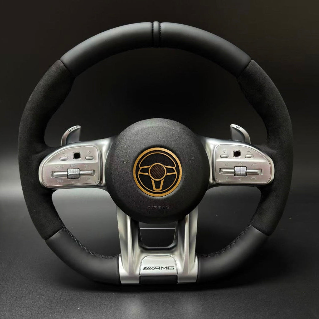 H&S Performances Leder/Alcantara Lenkrad für Mercedes-Benz AMG
