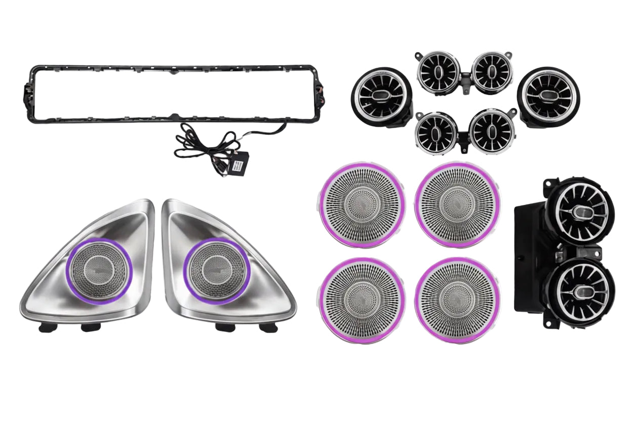 64 Farben W213 Ambientebeleuchtung für Mercedes-Benz E-Klasse 2016+