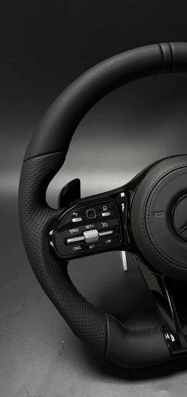 H&S Performances Leder Lenkrad für Mercedes-Benz AMG